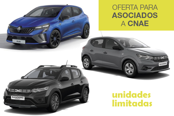 Oferta para asociados: Renault Clio y Dacia Sandero