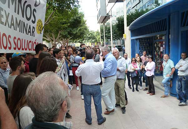 Huelga de examinadores de Tráfico: Castellón se manifiesta otra vez