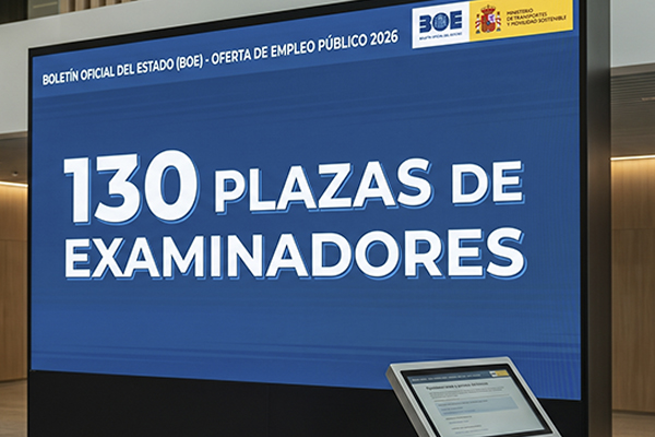 La OEP 2026 convoca 130 nuevas plazas de examinadores